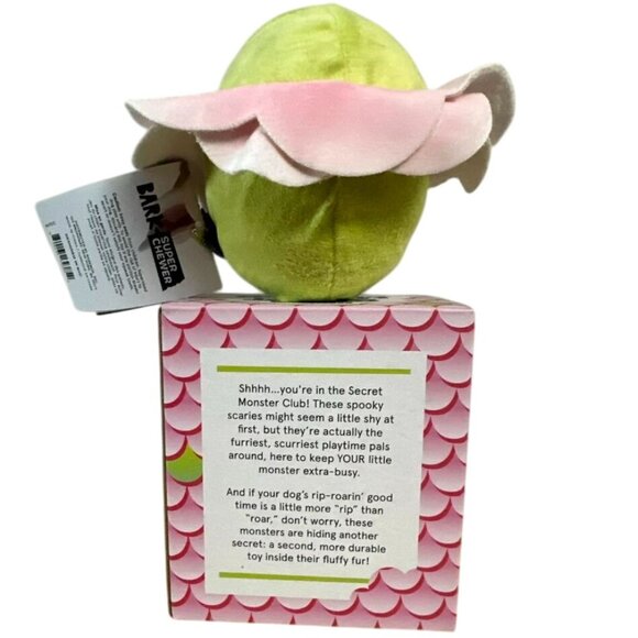Bark Box Dog Super Chewer Toy Large Secret Monster Flur Fetch Squeak BarkBox - Picture 2 of 2